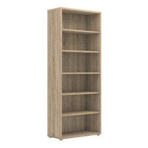 Prax 5 Shelves Home And Office Bookcase In Oak