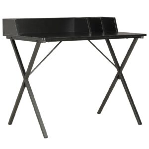 Beverly Wooden Laptop Desk In Black