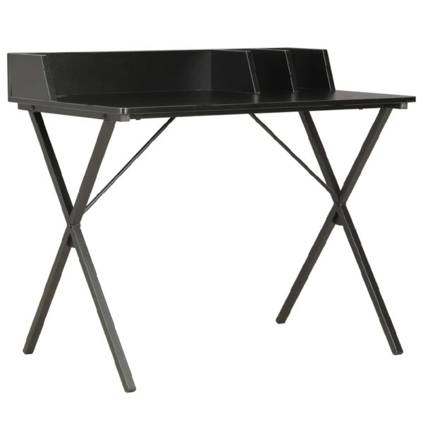 Beverly Wooden Laptop Desk In Black