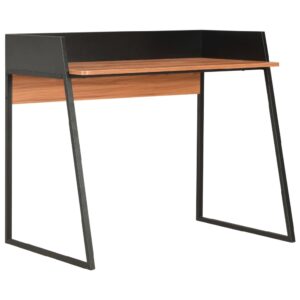 Cincinnati Wooden Laptop Desk In Black And Brown