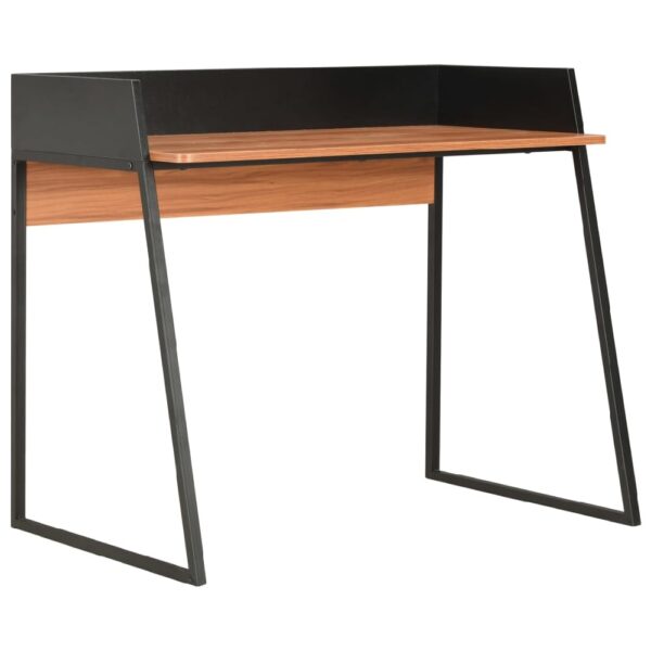Cincinnati Wooden Laptop Desk In Black And Brown