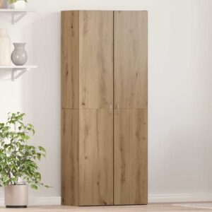 Quilcene 153cm Wooden Office Cabinet In Artisan Oak