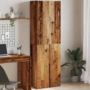 Quilcene 190cm Wooden Office Cabinet In Oak